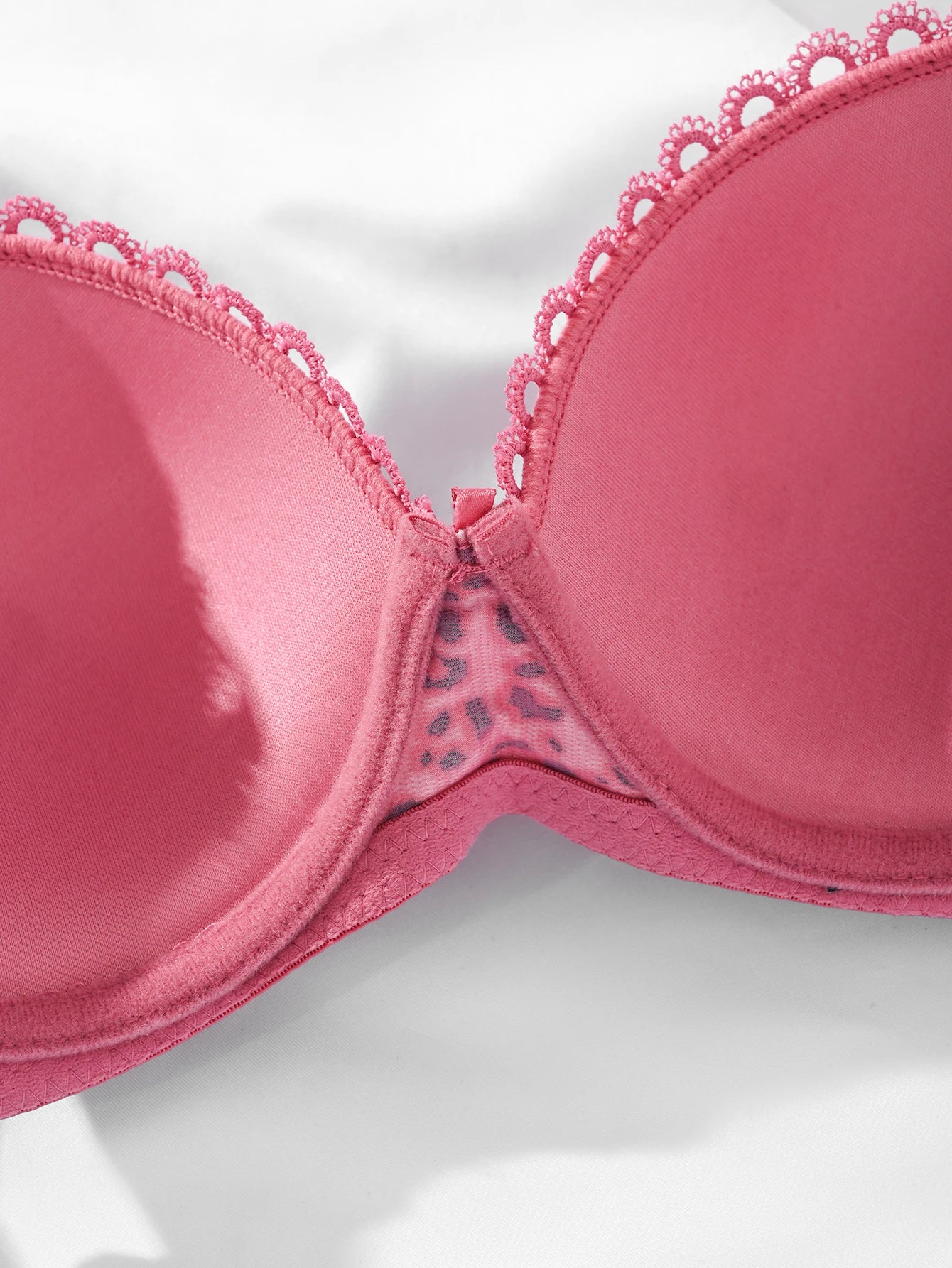 Diana Rose Leopard print Push Up Bra For Women With steel ring B Cup Bra Lady's Underwear High Quality