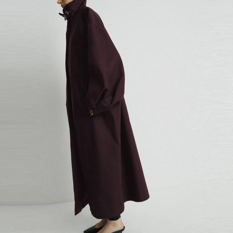 2025 Women Autumn Winter Oversized Trench Long coat Stylish Thick Warm Parkas