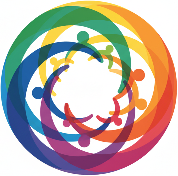 illusion and diversity icon simple